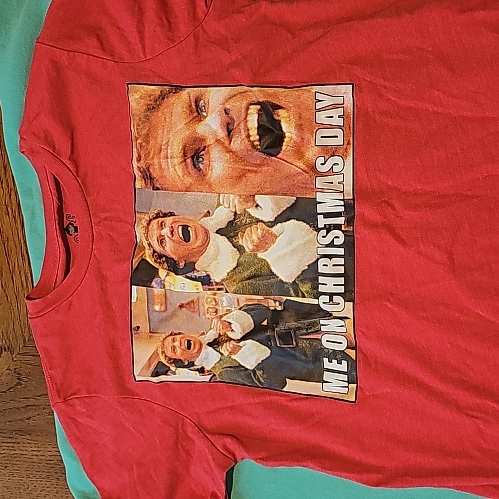 Boy's large elf christmas shirt